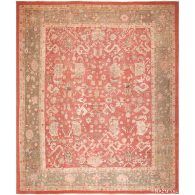 One-of-a-Kind Rectangle 13'6" X 16'6" Hand Knotted Area Rug