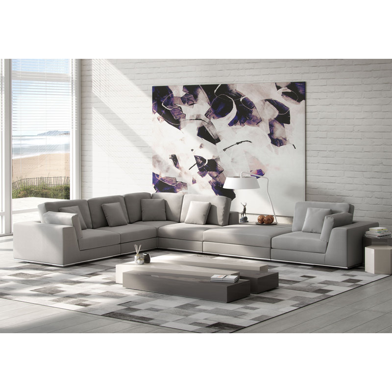 Hubert Solid Wood Coffee Table, Dark Gull Gray/Chateau Gray