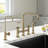 KRAUS Urbix Industrial Bridge Kitchen Faucet and Water Filter Faucet Combo-50465766