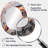 Beige And Peach Stone Geode Simplicity - Landscapes Oval Decorative Mirror On Metal-801092370