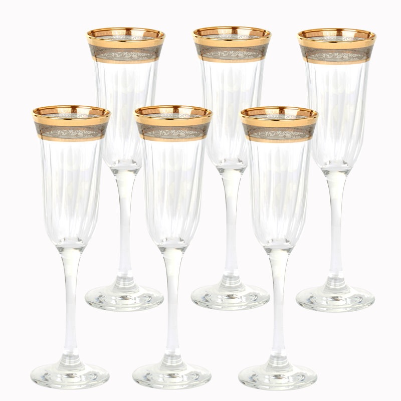Flûte en verre 9 oz. Melania, Fumée