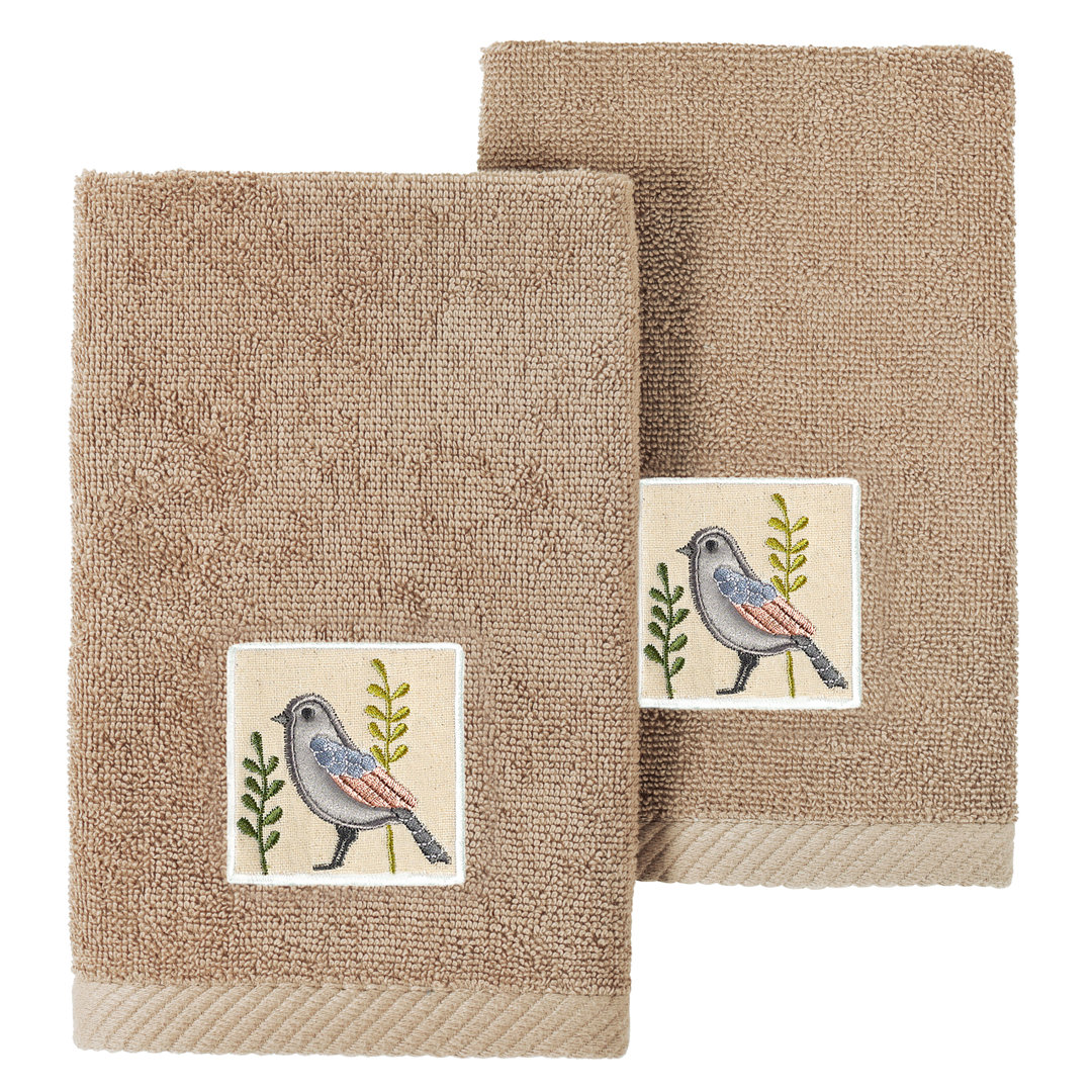 Turkish Cotton Fingertip Towel (Set of 2) Linum Home Textiles 