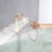 Elegant Waterfall Flow Stainless Steel Tub Filler For Modern Bathrooms