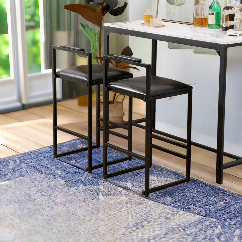 Melsa Counter Stool with Metal Frame