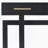 57" Console Table Sofa Table with 3 Drawers for Entryway-807340368