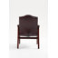 Chaises d'invité de réception en cuir avec siège et accoudoirs rembourrés Fauteuil de direction ergonomique à dossier moyen pour salle d'attente-1087296057