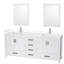 Sheffield 79" Double Bathroom Vanity Base Only-31336919