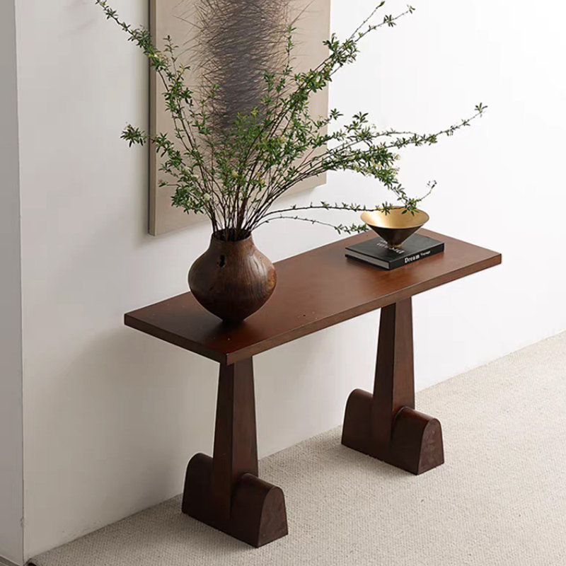 Console simple de style chinois, 30.7" H x 47.2" W x 13.8" D