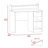 Charlotte 40" Wide Computer Desk-541207705