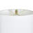 Ceramic Table Lamp - Samsun Gold - White Shade