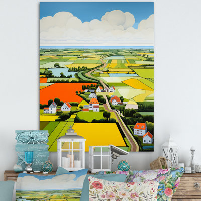 " De Stijl Farm Landscape "
