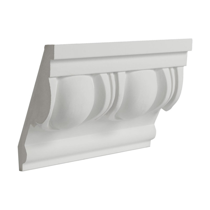 Moulure à œillets en polyuréthane 2-3 / 8 po x 4-3 / 4 po x 6 po