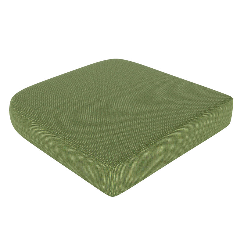 Sunbrella® Outdoor 3.50'' Dining Chair Seat Cushion, Spectrum Cilantro Sunbrella® Plainweave