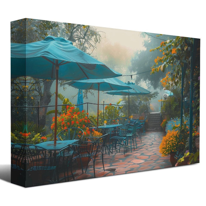 Art mural sur toile 8 "x 12" avec cadre en bois, prêt à être accroché, 08×12inch