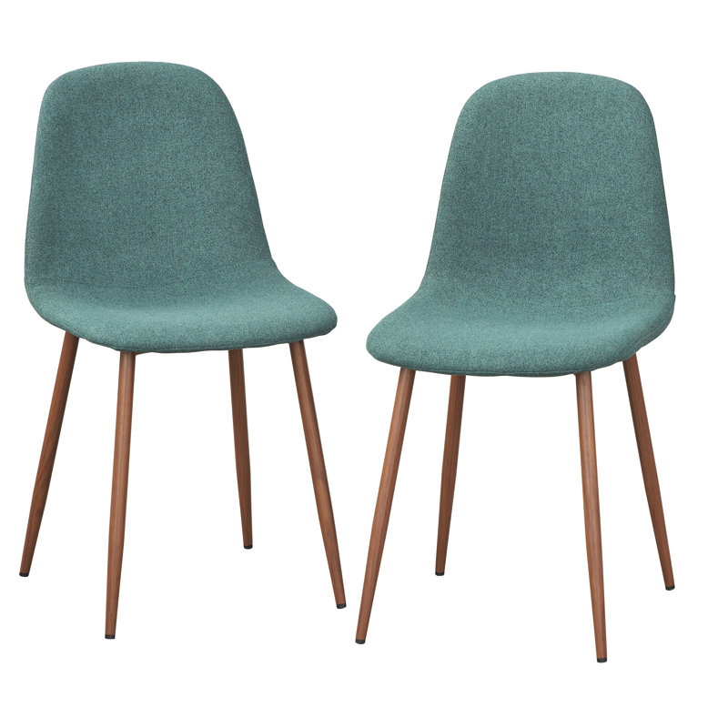 Armalla 18.5'' H Upholstered Side Chair, Dark Green