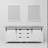 Marsyas 80 in W x 22 in D Double Bath Vanity and 30 in Mirrors-37292814-37292815