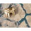 Tapis rond rond Ikat