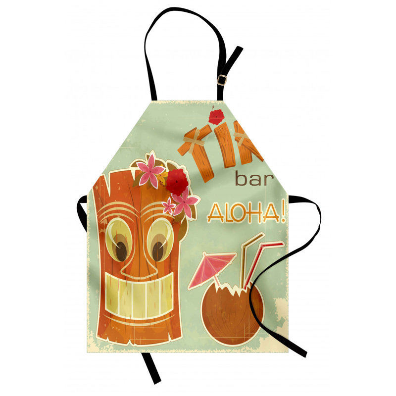 Tablier de bar tiki