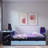Wood Daybed With Trundle, Desk And Usb Port-459666175