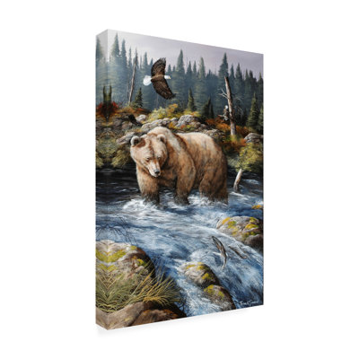 Trevor V. Swanson 'Busy Day At The Fishing Hole' Canvas Art