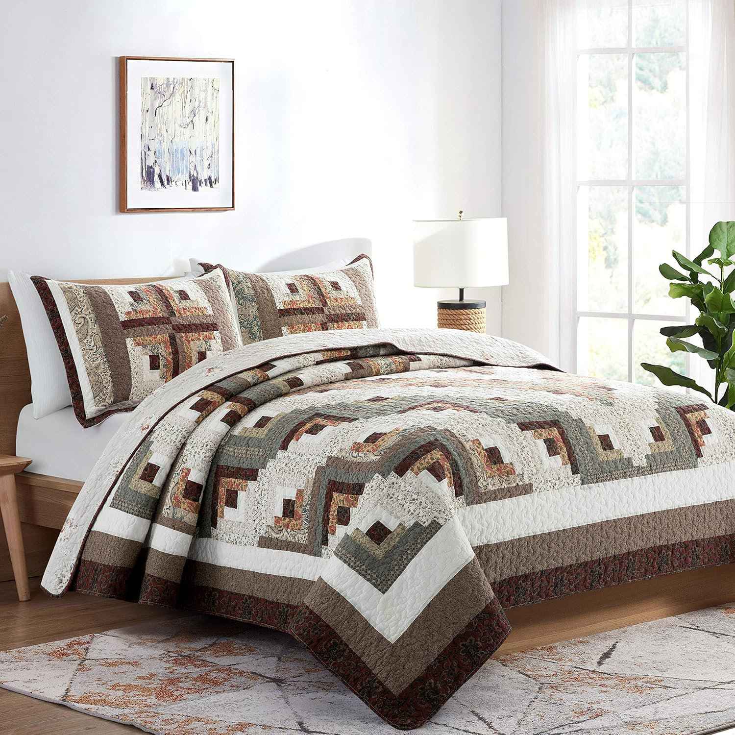 Coral Kingdom 3-Piece Quilted Bedding Set NCU0DK281 main image 1