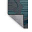 Tapis abstrait gris lavable à la machine-378758876