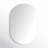 Keiko Aluminum Oval Wall Mirror