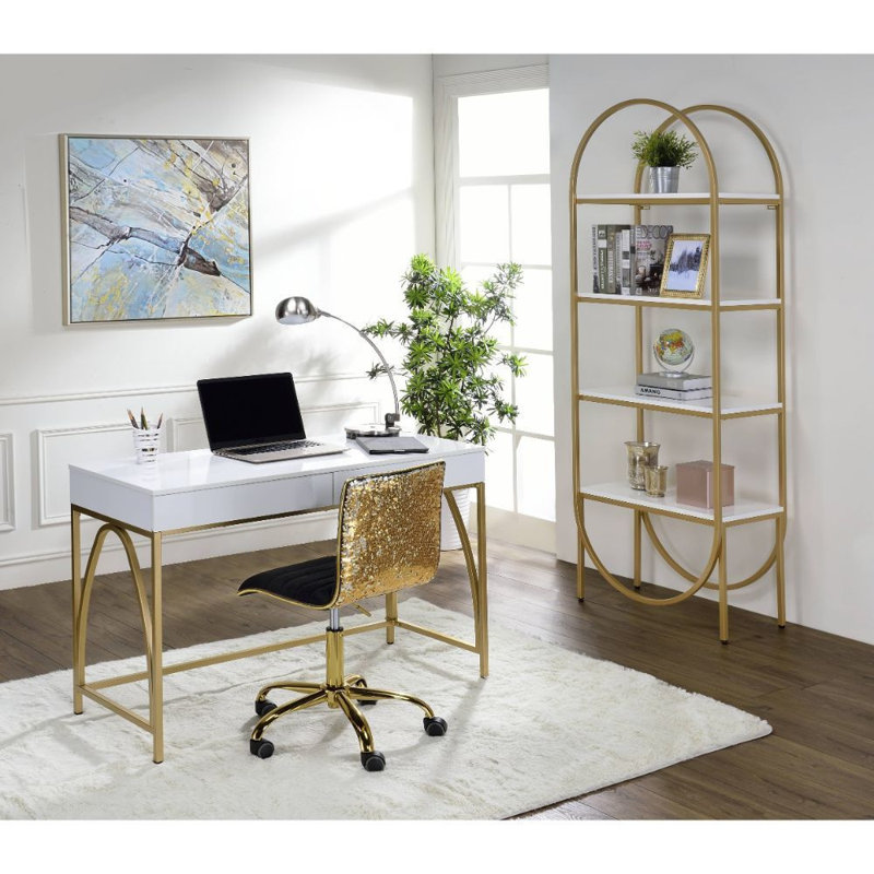 Derrus 2 Piece Writing Desk Office Set