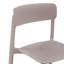 Chaise d'appoint de patio empilable Vowa-101122127