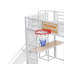 Lit mezzanine en métal avec bureau intégré-693569130