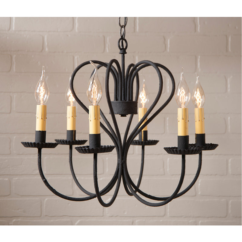 Lustree 6 lumières façon bougie/classique Wedgewood
