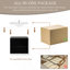 Meuble-lavabo mural 24 po avec lavabo, rangement mural moderne-1740835033