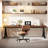 Dolliver 78.74" Extra Long Double Computer Desk With Unique Metal Legs （Only Desk)-1992260144