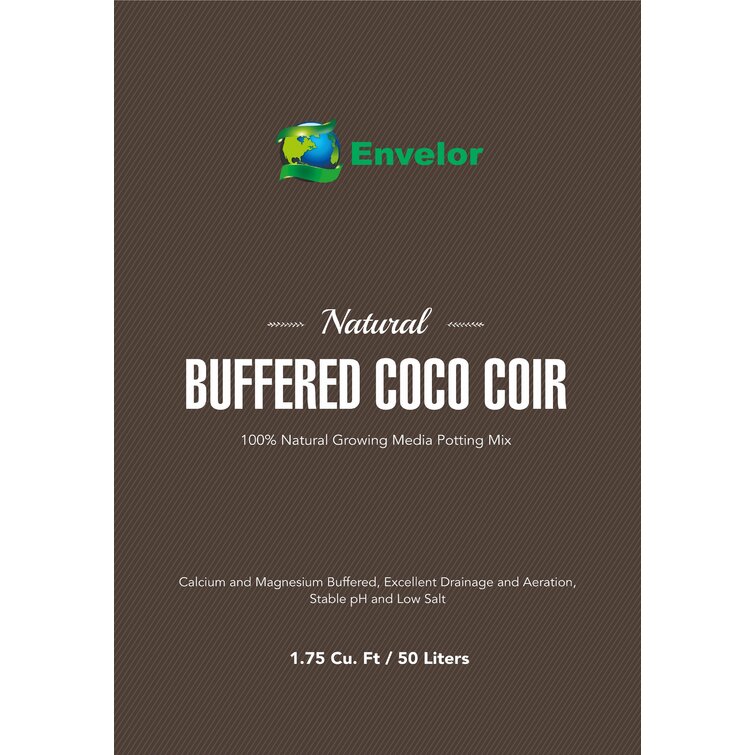 Envelor Potting Soil Indoor Plants Soil Coco Coir Mix Coconut Coir