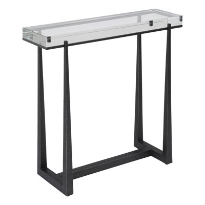 Everly Quinn Hinkson Bronze Accent Table