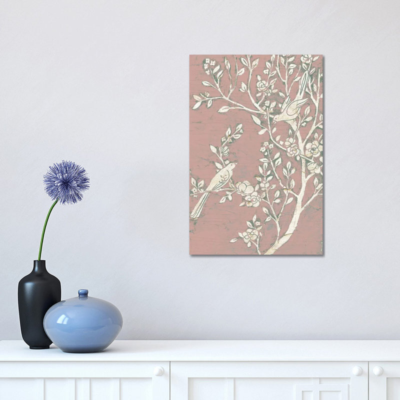 Sweet Chinoiserie I by June Erica Vess - Wrapped Canvas Print, 30.48 cm H x 45.72 cm W