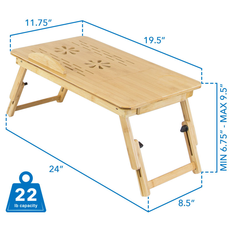 Adjustable Height Foldable Computer Desk