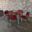 Plateau de table Kee, 4 chaises empilables-1562182173-1528929523-1528929529