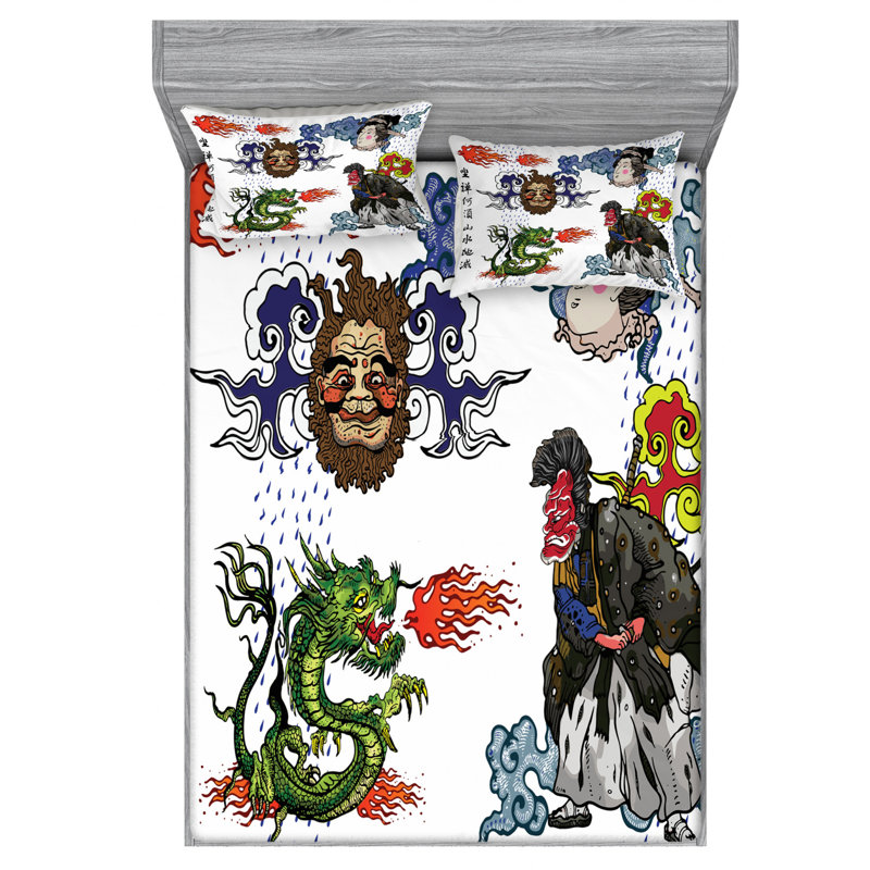 Microfiber Sheet Set, Full Sheet Set with Fitted Sheet