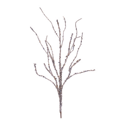 Glittered Twig Branch (Set of 6)
