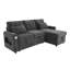 Chenille Chaise End Sofa-111165409-111165412