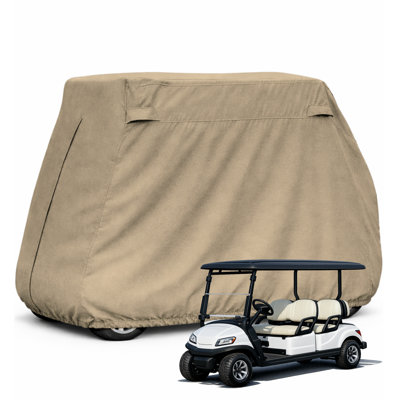 4 Passenger Golf Cart Storage Cover for 80" Roof in Taupe