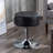 Highfill Adjustable Swivel Vanity Stool Tufted Leather Seat-1994502447