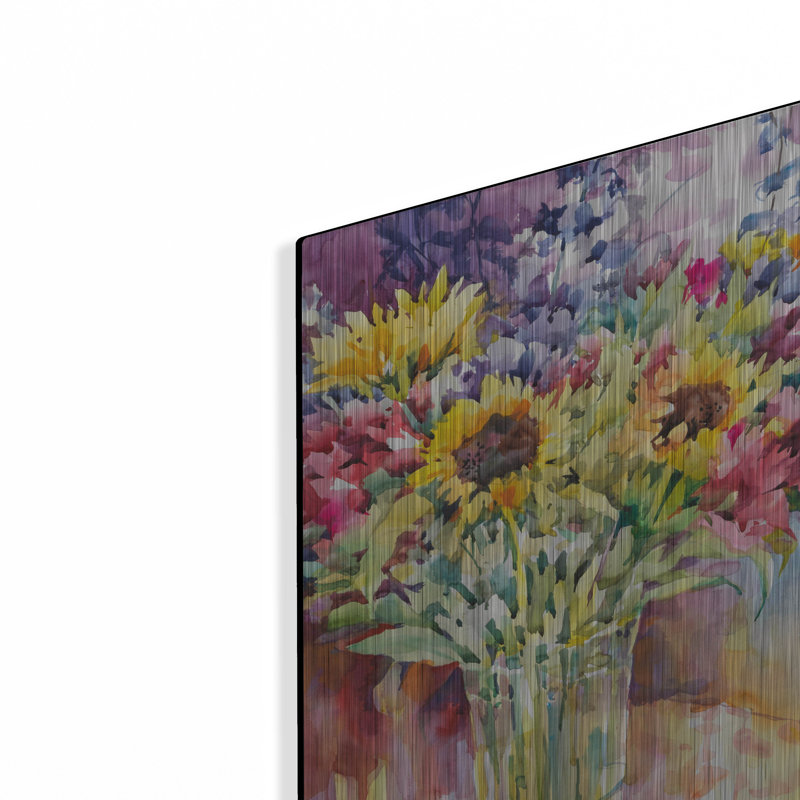 «Colorful Collection» par Annelein Beukenkamp, art mural en métal, H 16 po x l 12 po