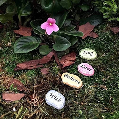 Morwen Plastic Text & Numbers Garden Stone