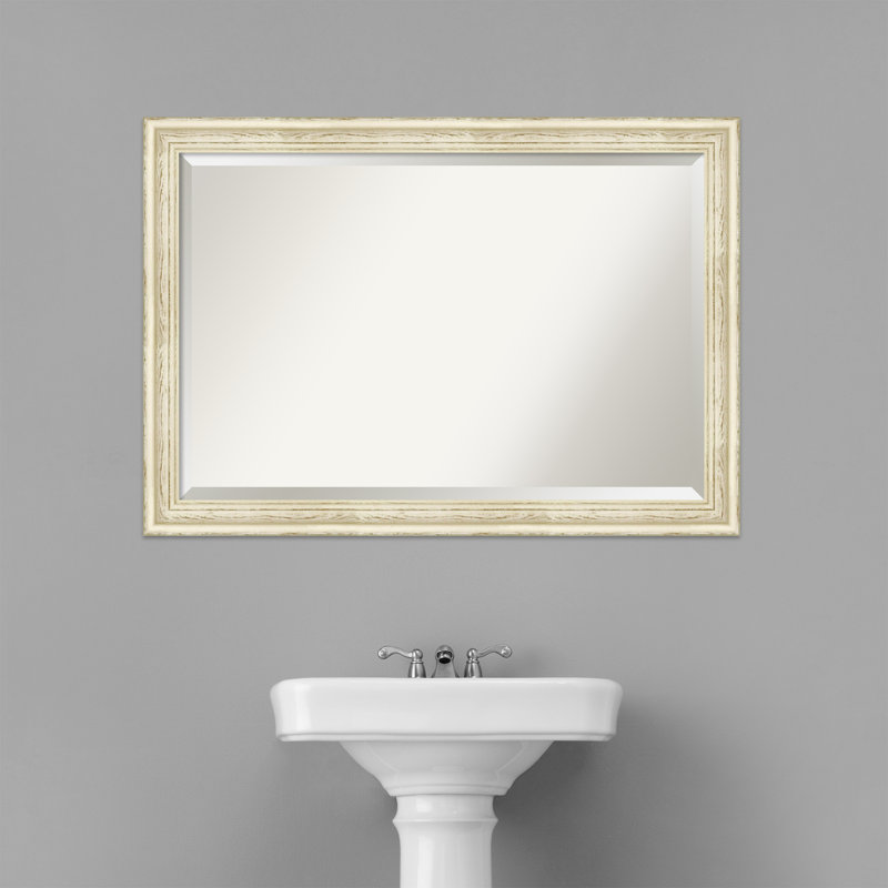 Kovac Wood Flat Wall Mirror, 28.25" H x 40.25" W