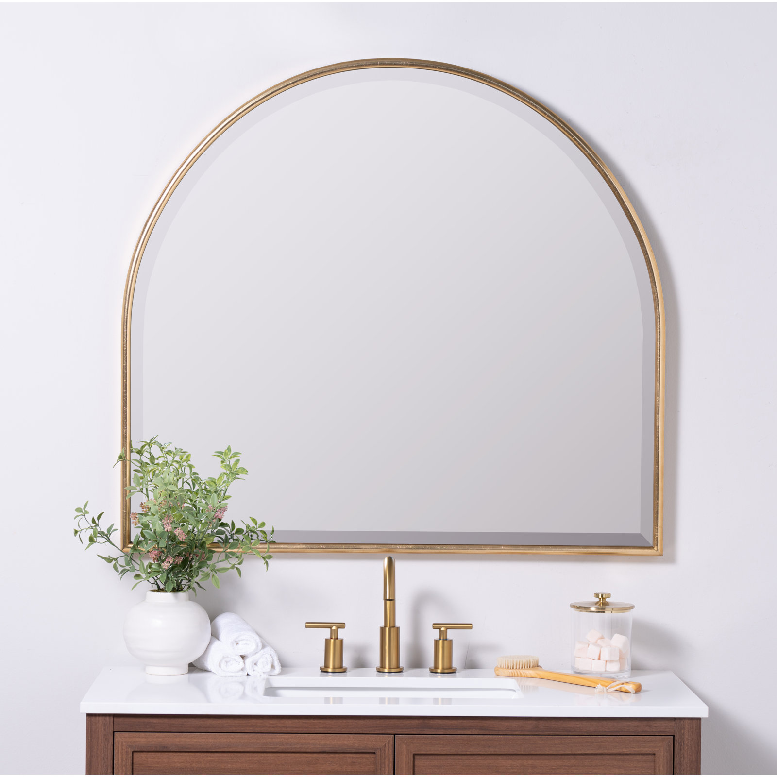 Bellport 40" Accent Mirror, Gold