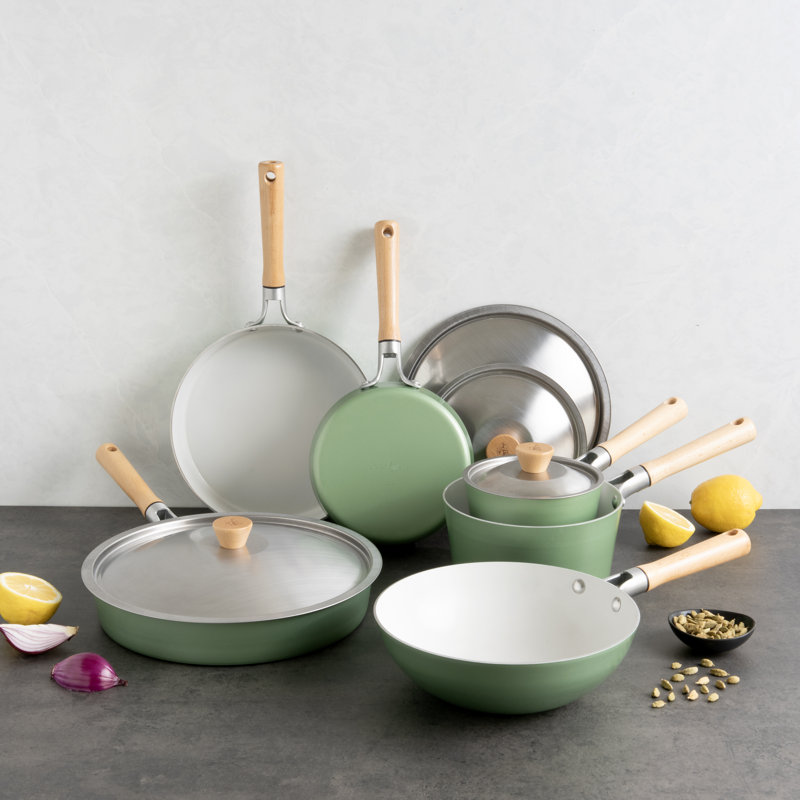 Nordic Ware Cardamom 10 Piece Nonstick Pan Set With Lids