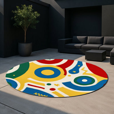 Jolly Pop Indoor And Outdoor Area Rug
