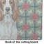 Planche à découper Welsh Springer Spaniel Christmas PoinsettIas